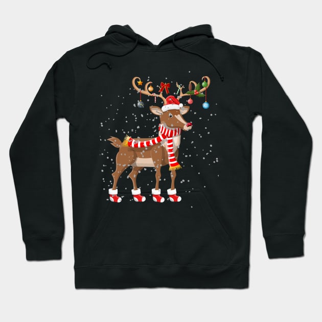 Cute and Creative Christmas Design Hoodie by Gomqes